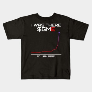 I was there GME Gamestonks to the moon! Kids T-Shirt